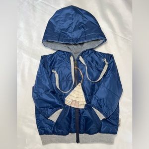 De Cavana, Reversible Jacket, Blue / Striped